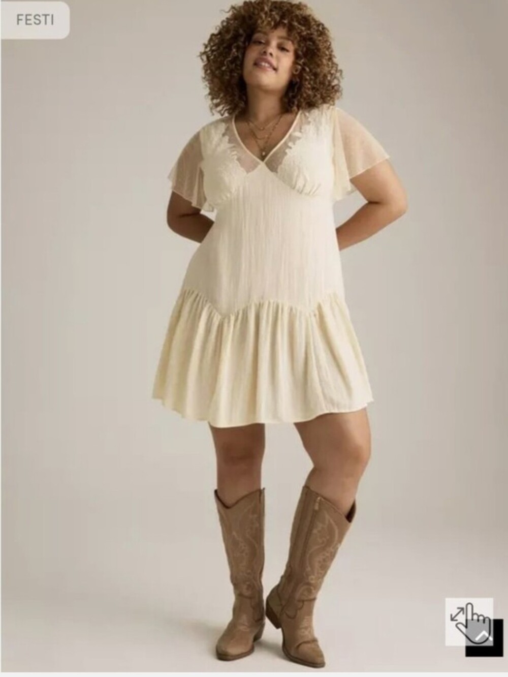 Torrid Festi Sz 4X Boho Fun Western Festive Party Dress